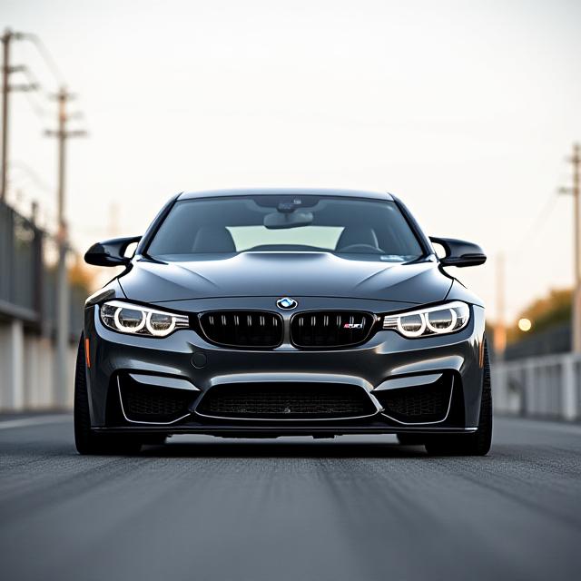 BMW M4 con kit estético de fibra de carbono y suspensión rebajada